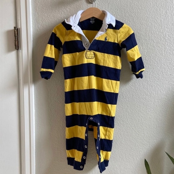 Ralph Lauren Other - Ralph Lauren baby boy one piece coverall 12m